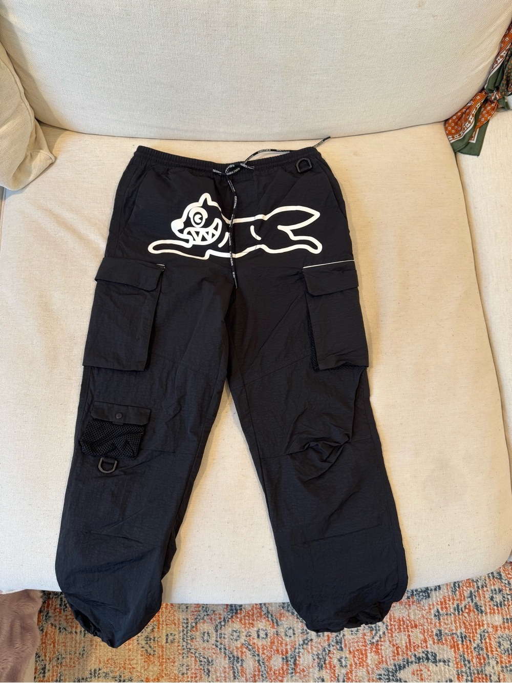 ICECREAM by Billionaire Boys Club Running Dog Nylon Cargo Pants Men’s Small